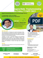 Decoding Telangana State - Food Processing and Preservation Policy (T-FAPP) 2021