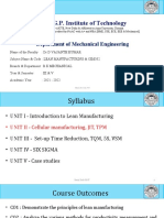 Dr.N.G.P. Institute of Technology: Department of Mechanical Engineering