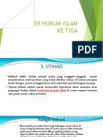Sumber Hukum Islam Ke Tiga