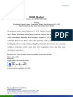 Surat Edaran Dan Format Lembar Pengesahan Skripsi S 1 Dan D 3