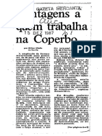 Gazeta Mercantil: Vantagens A Quem Trabalha Na Coperbom