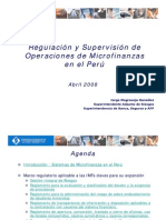 Regulación Microfinanzas Perú