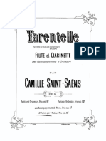 Tarentelle For Flute and Clarinet, Op. 6 - Camille Saint Saëns