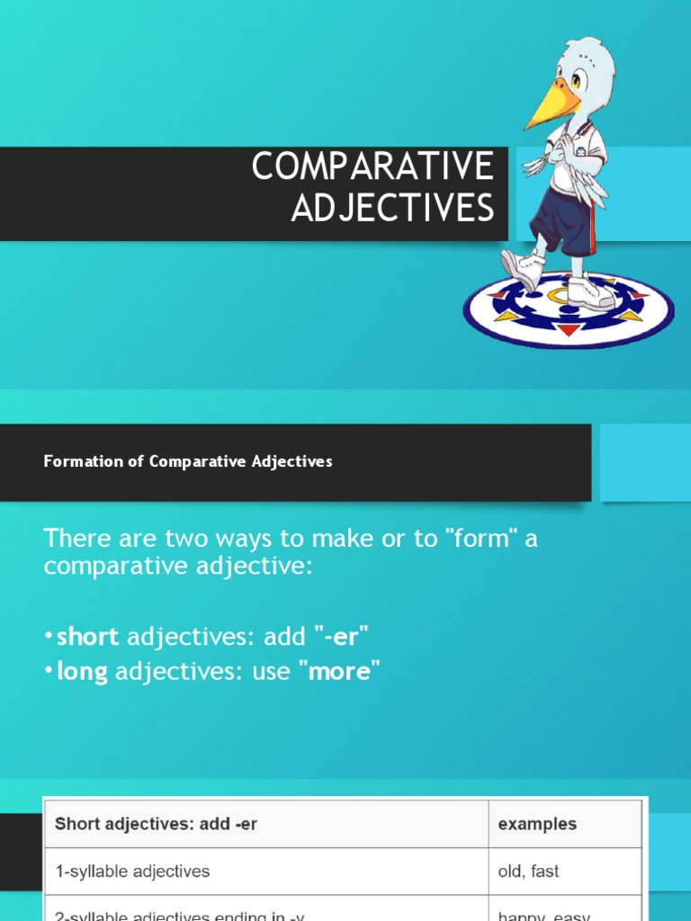 Comparative Adjectives | PDF | Language Arts & Discipline