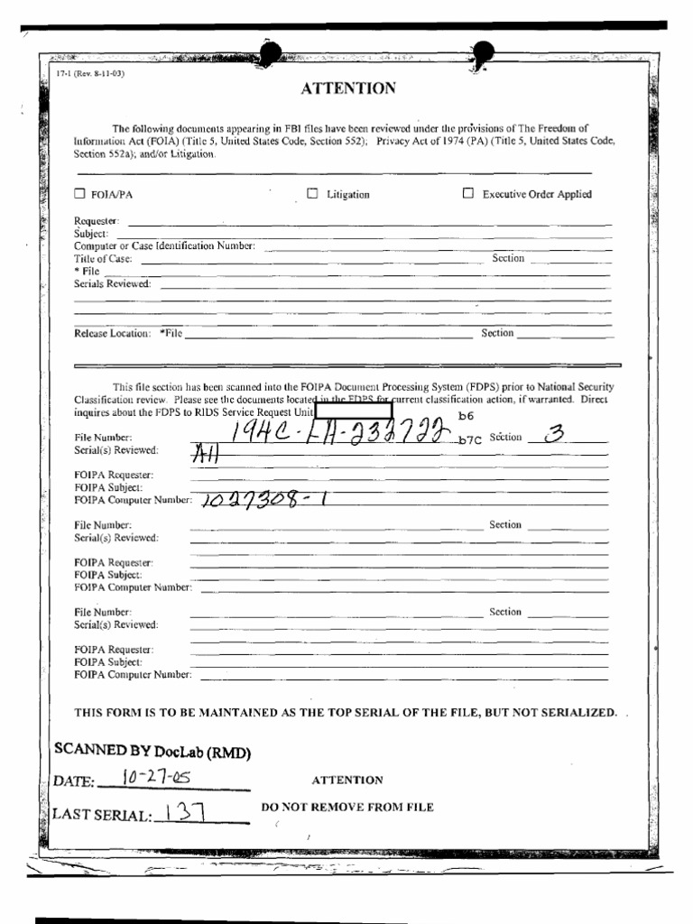 Notorious BIG FBI Documento - Parte 2 | PDF | Freedom Of Information ...
