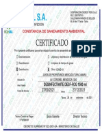 Certificado Tupac