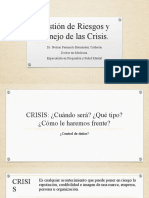 Gestión de Riesgos y Manejo de Las Crisis