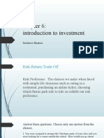 Introduction To Investment: Business Finance