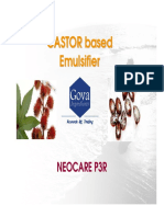 Castor oil based emulsifier Neocare P3R