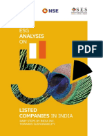 ESG Analysis On 50 Listed Companies in India - 2020