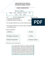 Tema 13 La Biblia, Palabrade Dios