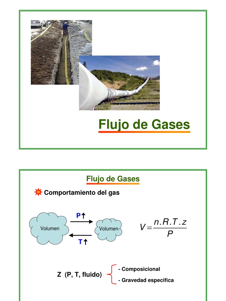 Ecuaciones y Comportamiento del Flujo de Gases | PDF | Gases | Presión