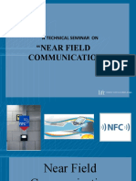 "Near Field Communication": A Technical Seminar On