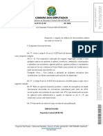 PL-1916-2020 - Suspensão de Aumento para Servidores