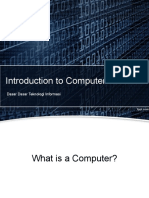 Introduction To Computers: Dasar Dasar Teknologi Informasi