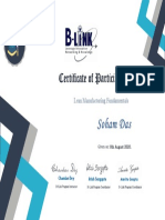 Blink Certificate-Soham Das