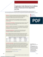 Effect of Sunscreen Application Under Maximal Use Conditions