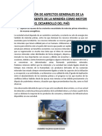 Elaboración de Aspectos Generales de La Situación Vigente de La Minería Como Motor Del Desarrollo Del País Casimiro Valdivia Julian Cecilio