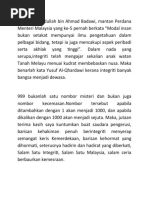 Teks Pidato Gagasan 1 Malaysia Menjana Transformasi Edit