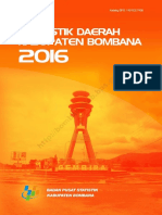 Statistik Daerah Kabupaten Bombana 2016