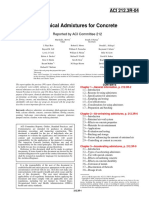 Chemical Admixtures For Concrete: ACI 212.3R-04