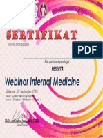 29 September 2020 Sertifikat - Webinar Internal Medicine