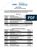 KEY DATES - March 2021 (Computing) - 2