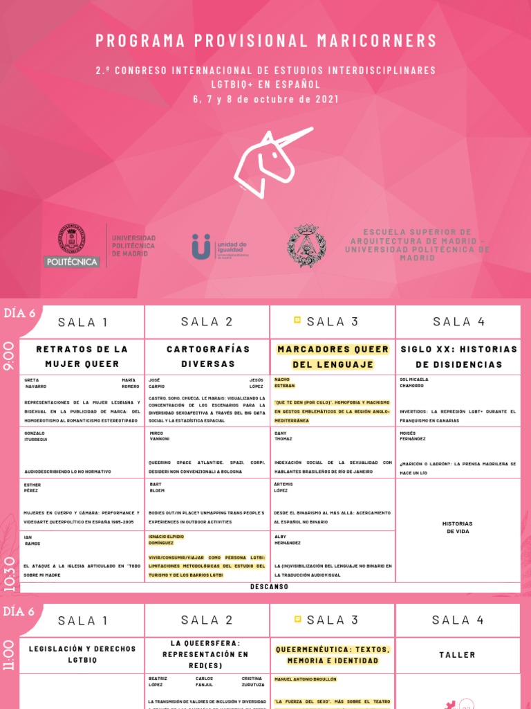 Programa Definitivo | PDF | Queer | LGBT