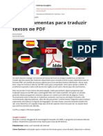 Tres Ferramentas para Traduzir Textos de PDFPDF