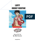 Luffy Workout Routine PDF