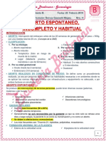 Aborto espontáneo: causas, clasificación, diagnóstico y tratamiento