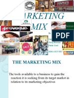 Marketing MIX: By-Neha Kumar Niraj Sharma Palak Goel Mba Gen Sec A