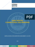 Ghid Pentru Combaterea Discriminarii UBB