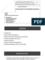 Topic: Industrial Application of Automobile Gear Box