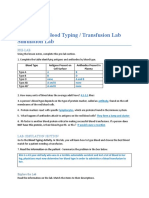 4.05 Virtual Blood Typing / Transfusion Lab Simulation Lab