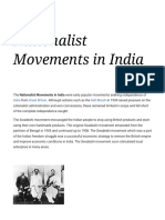 Nationalist Movements in India - Wikipedia