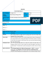 Excos Minutes of Meeting August 2021