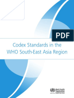 Codex Standards in The WHO South-East Asia Region: ISBN 978-92-9022-640-6