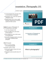 Powerpoint Presentation: Photography 101