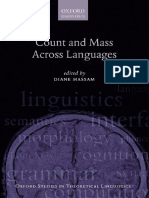 (Oxford Studies in Theoretical Linguistics) Diane Massam - Count and Mass Across Languages-Oxford University Press (2012)