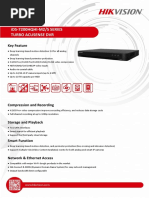 iDS-7200HQHI-M2/S SERIES Turbo Acusense DVR: Key Feature