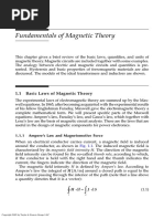 1.1 Basic Laws of Magnetic Theory