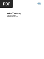 Cobas E-Library: Operator's Manual Software Version 2.4.0