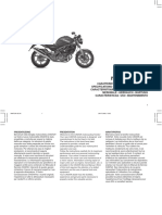 Cagiva Raptor 650 Ie Italy User Manual