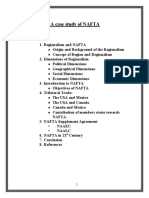 Regionalism A Case Study of NAFTA