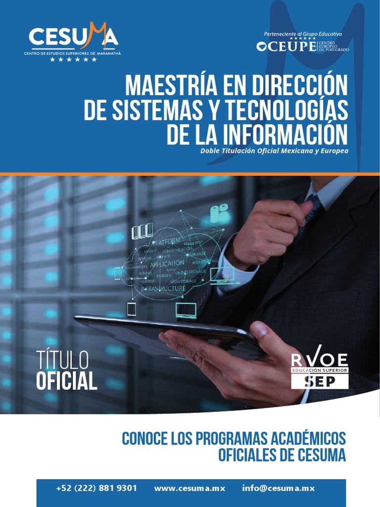 1274 Maestria En Direccion De Sistemas Y Tecnologias De La