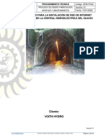 DFM-FO22 - Procedimiento Técnico de Trabajo Instalación de Red de Internet_Voith_Guavio_rev_01