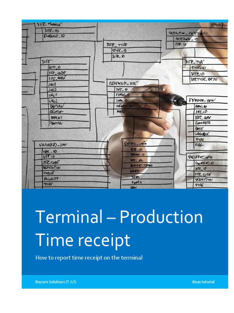 Terminal Time Receipt Reporting Guide | PDF | Receipt | Login