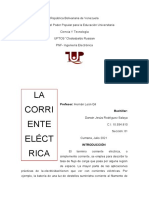 LA CORRIENTE ELÉCTRICA - Docx Trabajo