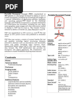 Portable Document Format (PDF), Standardized As ISO 32000, Is A File Format Developed by Adobe in 1992 To